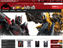 Tablet Screenshot of japanworld.it